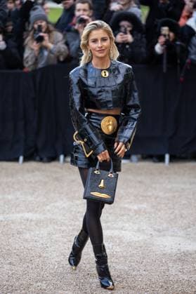 PFW - Schiaparelli Haute Couture - Arrivals NB Caro Daur attends the Schiaparelli Haute Couture Spring-Summer 2025 show as part of Paris Fashion Week on January 27, 2025 in Paris, France. Photo by Nasser Berzane ABACAPRESS.COM Paris France  Copyright: xBerzanexNasser ABACAx