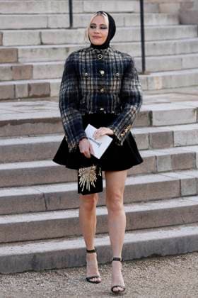 PFW - Celebs At Schiaparelli Pixie Lott arrives to Schiaparelli fashion show during the Haute Couture Fall Winter 2025 - 2026 Fashion Week on January 27, 2025 in Paris, France. Photo by Marco Piovanotto ABACAPRESS.COM Paris France  Copyright: xPiovanottoxMarco ABACAx