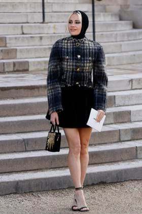 PFW - Celebs At Schiaparelli Pixie Lott arrives to Schiaparelli fashion show during the Haute Couture Fall Winter 2025 - 2026 Fashion Week on January 27, 2025 in Paris, France. Photo by Marco Piovanotto ABACAPRESS.COM Paris France  Copyright: xPiovanottoxMarco ABACAx