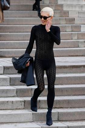 PFW - Celebs At Schiaparelli Brianboy arrives to Schiaparelli fashion show during the Haute Couture Fall Winter 2025 - 2026 Fashion Week on January 27, 2025 in Paris, France. Photo by Marco Piovanotto ABACAPRESS.COM Paris France  Copyright: xPiovanottoxMarco ABACAx