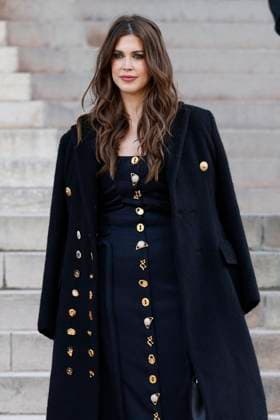 PFW - Celebs At Schiaparelli Jessica Altman arrives to Schiaparelli fashion show during the Haute Couture Fall Winter 2025 - 2026 Fashion Week on January 27, 2025 in Paris, France. Photo by Marco Piovanotto ABACAPRESS.COM Paris France  Copyright: xPiovanottoxMarco ABACAx