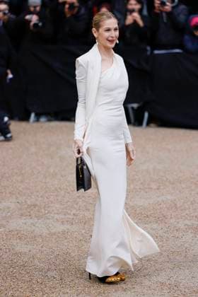 PFW - Celebs At Schiaparelli Kelly Rutherford arrives to Schiaparelli fashion show during the Haute Couture Fall Winter 2025 - 2026 Fashion Week on January 27, 2025 in Paris, France. Photo by Marco Piovanotto ABACAPRESS.COM Paris France  Copyright: xPiovanottoxMarco ABACAx