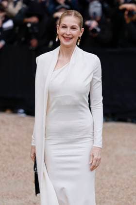 PFW - Celebs At Schiaparelli Kelly Rutherford arrives to Schiaparelli fashion show during the Haute Couture Fall Winter 2025 - 2026 Fashion Week on January 27, 2025 in Paris, France. Photo by Marco Piovanotto ABACAPRESS.COM Paris France  Copyright: xPiovanottoxMarco ABACAx
