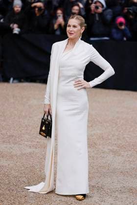 PFW - Celebs At Schiaparelli Kelly Rutherford arrives to Schiaparelli fashion show during the Haute Couture Fall Winter 2025 - 2026 Fashion Week on January 27, 2025 in Paris, France. Photo by Marco Piovanotto ABACAPRESS.COM Paris France  Copyright: xPiovanottoxMarco ABACAx