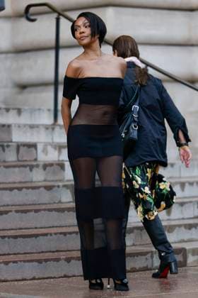 PFW - Celebs At Schiaparelli Gabrielle Union arrives to Schiaparelli fashion show during the Haute Couture Fall Winter 2025 - 2026 Fashion Week on January 27, 2025 in Paris, France. Photo by Marco Piovanotto ABACAPRESS.COM Paris France  Copyright: xPiovanottoxMarco ABACAx