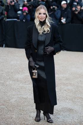 PFW Schiaparelli Arrivals Leonie Hanne attending the Schiaparelli Haute Couture Spring-Summer 2025 show as part of Paris Fashion Week in Paris, France on January 27, 2025. Photo by Aurore Marechal ABACAPRESS.COM Paris France  Copyright: xMarechalxAurore ABACAx