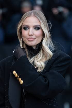 PFW Schiaparelli Arrivals Leonie Hanne attending the Schiaparelli Haute Couture Spring-Summer 2025 show as part of Paris Fashion Week in Paris, France on January 27, 2025. Photo by Aurore Marechal ABACAPRESS.COM Paris France  Copyright: xMarechalxAurore ABACAx