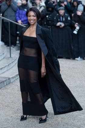 PFW Schiaparelli Arrivals Gabrielle Union attending the Schiaparelli Haute Couture Spring-Summer 2025 show as part of Paris Fashion Week in Paris, France on January 27, 2025. Photo by Aurore Marechal ABACAPRESS.COM Paris France  Copyright: xMarechalxAurore ABACAx