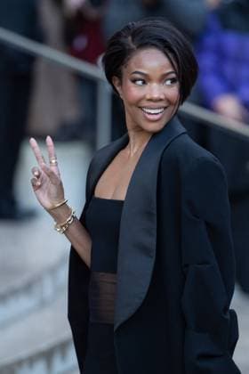 PFW Schiaparelli Arrivals Gabrielle Union attending the Schiaparelli Haute Couture Spring-Summer 2025 show as part of Paris Fashion Week in Paris, France on January 27, 2025. Photo by Aurore Marechal ABACAPRESS.COM Paris France  Copyright: xMarechalxAurore ABACAx