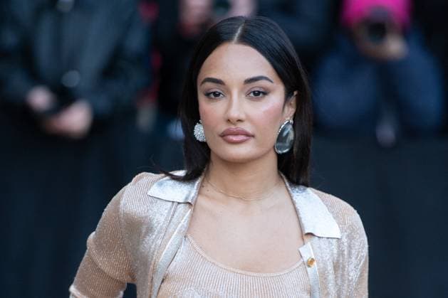 PFW Schiaparelli Arrivals Amina Muaddi attending the Schiaparelli Haute Couture Spring-Summer 2025 show as part of Paris Fashion Week in Paris, France on January 27, 2025. Photo by Aurore Marechal ABACAPRESS.COM Paris France  Copyright: xMarechalxAurore ABACAx