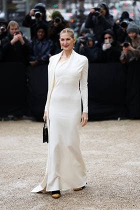 Paris Fashion Week, Gäste der Schiaparelli Modenschau Paris Fashion Week Arrivee des invités au defile Schaparelli Celebrities arrival at Schiaparelli show duting Fashion week 439713 2025 01 27 France Rutherford, Kelly  Copyright: xIvankaxVoisinx xStarfacex STAR_439713_001