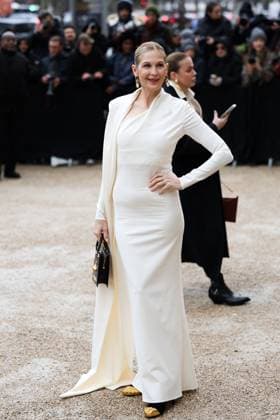 Paris Fashion Week, Gäste der Schiaparelli Modenschau Paris Fashion Week Arrivee des invités au defile Schaparelli Celebrities arrival at Schiaparelli show duting Fashion week 439713 2025 01 27 France Rutherford, Kelly  Copyright: xIvankaxVoisinx xStarfacex STAR_439713_002
