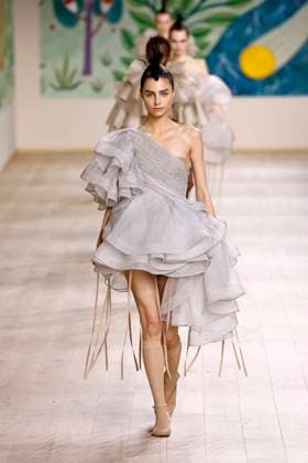Paris Fashion Week, Christian Dior Modenschau Christian Dior Haute Couture - Spring Summer 2025 - Paris, January 2025 Christian Dior Haute Couture - Spring Summer 2025 - Paris, January 2025, Credit:Zeppelin Avalon  Copyright: xZeppelinx xAvalonx 0958074504