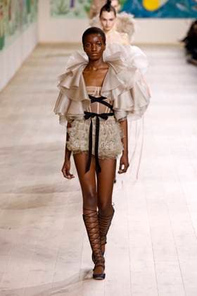Paris Fashion Week, Christian Dior Modenschau Christian Dior Haute Couture - Spring Summer 2025 - Paris, January 2025 Christian Dior Haute Couture - Spring Summer 2025 - Paris, January 2025, Credit:Zeppelin Avalon  Copyright: xZeppelinx xAvalonx 0958074754