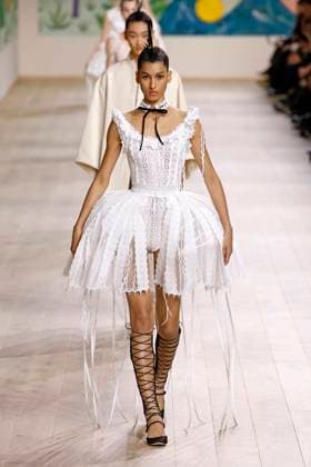 Paris Fashion Week, Christian Dior Modenschau Christian Dior Haute Couture - Spring Summer 2025 - Paris, January 2025 Christian Dior Haute Couture - Spring Summer 2025 - Paris, January 2025, Credit:Zeppelin Avalon  Copyright: xZeppelinx xAvalonx 0958074908