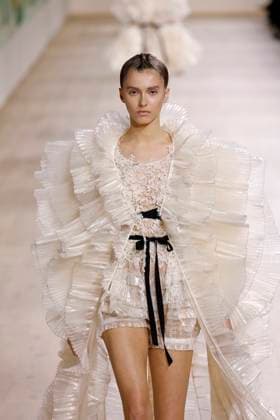 Paris Fashion Week, Christian Dior Modenschau Christian Dior Haute Couture - Spring Summer 2025 - Paris, January 2025 Christian Dior Haute Couture - Spring Summer 2025 - Paris, January 2025, Credit:Zeppelin Avalon  Copyright: xZeppelinx xAvalonx 0958074070
