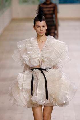 Paris Fashion Week, Christian Dior Modenschau Christian Dior Haute Couture - Spring Summer 2025 - Paris, January 2025 Christian Dior Haute Couture - Spring Summer 2025 - Paris, January 2025, Credit:Zeppelin Avalon  Copyright: xZeppelinx xAvalonx 0958074310