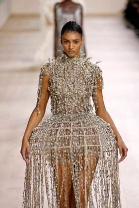 Paris Fashion Week, Christian Dior Modenschau Christian Dior Haute Couture - Spring Summer 2025 - Paris, January 2025 Christian Dior Haute Couture - Spring Summer 2025 - Paris, January 2025, Credit:Zeppelin Avalon  Copyright: xZeppelinx xAvalonx 0958074660
