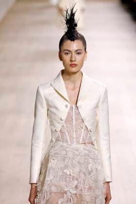 Paris Fashion Week, Christian Dior Modenschau Christian Dior Haute Couture - Spring Summer 2025 - Paris, January 2025 Christian Dior Haute Couture - Spring Summer 2025 - Paris, January 2025, Credit:Zeppelin Avalon  Copyright: xZeppelinx xAvalonx 0958075340