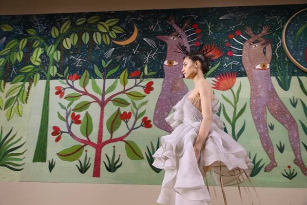 Christian Dior runway show at the Rodin Museum for the Haute Couture Spring Summer 2025 Collection as part of Paris Fashion Week PFW Runway du Défilé de Mode Christian Dior, Collection Haute Couture Printemps Été 2025, dans le cadre de la Fashion Week de Paris, France, le 27 Janvier 2025 Bertrand Rindoff Bestimage Celebrities at the Christian Dior Haute Couture Spring Summer 2025 show as part of Paris Fashion Week on January 27, 2025 in Paris, France Paris France  Copyright: xBERTRANDxRINDOFFxPETROFFx xBESTIMAGExBERTRANDxRINDOFFxPETROFFx xBESTIMAGEx