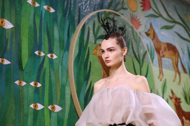 Christian Dior runway show at the Rodin Museum for the Haute Couture Spring Summer 2025 Collection as part of Paris Fashion Week PFW Runway du Défilé de Mode Christian Dior, Collection Haute Couture Printemps Été 2025, dans le cadre de la Fashion Week de Paris, France, le 27 Janvier 2025 Bertrand Rindoff Bestimage Celebrities at the Christian Dior Haute Couture Spring Summer 2025 show as part of Paris Fashion Week on January 27, 2025 in Paris, France Paris France  Copyright: xBERTRANDxRINDOFFxPETROFFx xBESTIMAGExBERTRANDxRINDOFFxPETROFFx xBESTIMAGEx