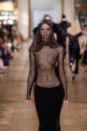 Paris Fashion Week, Georges Hobeika Modenschau George Hobeika Haute Couture spring summer 2025 Paris january 2005 George Hobeika Haute Couture spring summer 2025 Paris january 2005, Credit:Zeppelin Avalon  Copyright: xZeppelinx xAvalonx 0958127884
