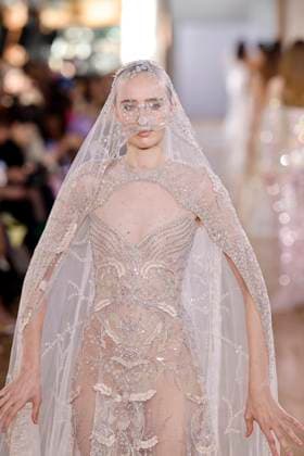 Paris Fashion Week, Georges Hobeika Modenschau George Hobeika Haute Couture spring summer 2025 Paris january 2005 George Hobeika Haute Couture spring summer 2025 Paris january 2005, Credit:Zeppelin Avalon  Copyright: xZeppelinx xAvalonx 0958127923