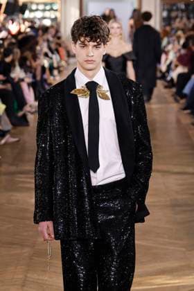 Paris Fashion Week, Georges Hobeika Modenschau George Hobeika Haute Couture spring summer 2025 Paris january 2005 George Hobeika Haute Couture spring summer 2025 Paris january 2005, Credit:Zeppelin Avalon  Copyright: xZeppelinx xAvalonx 0958128395