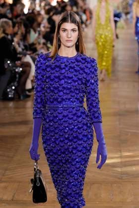 Paris Fashion Week, Georges Hobeika Modenschau George Hobeika Haute Couture spring summer 2025 Paris january 2005 George Hobeika Haute Couture spring summer 2025 Paris january 2005, Credit:Zeppelin Avalon  Copyright: xZeppelinx xAvalonx 0958128709