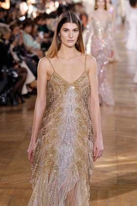 Paris Fashion Week, Georges Hobeika Modenschau George Hobeika Haute Couture spring summer 2025 Paris january 2005 George Hobeika Haute Couture spring summer 2025 Paris january 2005, Credit:Zeppelin Avalon  Copyright: xZeppelinx xAvalonx 0958128816