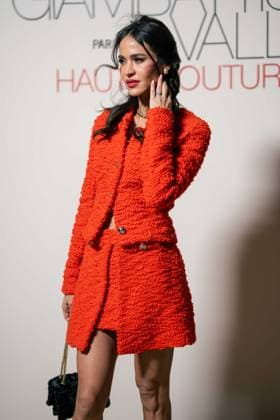 Giambattista Valli - Arrival Leila Ben Khalifa attends the Giambattista Valli Haute Couture Spring-Summer 2025 show as part of Paris Fashion Week on January 27, 2025 in Paris, France. (, Credit:Lounis Tiar Avalon France, Paris, Place Vendome  Copyright: xLounisxTiarx xAvalonx 0958138704