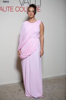 PFW - Giambattista Valli Haute Couture - Photocall NB Lena Mahfouf attends the Giambattista Valli Haute Couture Spring-Summer 2025 show as part of Paris Fashion Week on January 27, 2025 in Paris, France. Photo by Nasser Berzane ABACAPRESS.COM Paris France  Copyright: xBerzanexNasser ABACAx