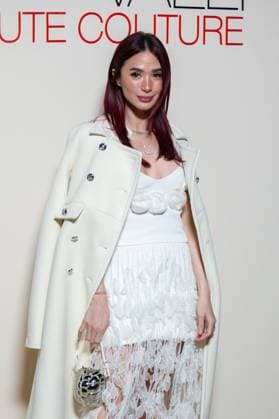 PFW - Giambattista Valli Haute Couture - Photocall NB Heart Evangelista attends the Giambattista Valli Haute Couture Spring-Summer 2025 show as part of Paris Fashion Week on January 27, 2025 in Paris, France. Photo by Nasser Berzane ABACAPRESS.COM Paris France  Copyright: xBerzanexNasser ABACAx
