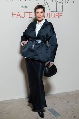 PFW - Giambattista Valli Haute Couture - Photocall NB Cristina Cordula attends the Giambattista Valli Haute Couture Spring-Summer 2025 show as part of Paris Fashion Week on January 27, 2025 in Paris, France. Photo by Nasser Berzane ABACAPRESS.COM Paris France  Copyright: xBerzanexNasser ABACAx