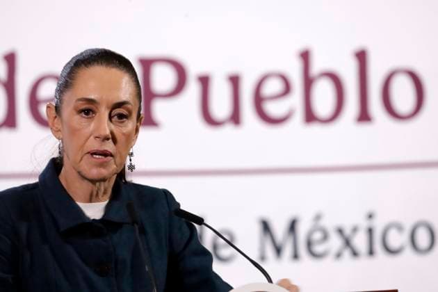 MexicoÃ¢â‚¬â ¢s President Claudia Sheinbaum Pardo speaking during a briefing conference at National Palace. on January 27, 2025 in Mexico City, Mexico. Mexico City Mexico - ZUMAe321 20250127_zia_e321_021 Copyright: xLuisxBarronx
