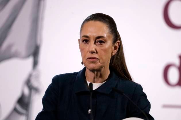 MexicoÃ¢â‚¬â ¢s President Claudia Sheinbaum Pardo speaking during a briefing conference at National Palace. on January 27, 2025 in Mexico City, Mexico. Mexico City Mexico - ZUMAe321 20250127_zia_e321_014 Copyright: xLuisxBarronx
