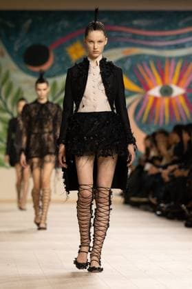 PFW - Christian Dior Runway A model walks the runway during the Christian Dior show during Paris Fashion Week Haute Couture Spring-Summer 2025 on January 27, 2025 in Paris, France. Photo by ABACAPRESS.COM Paris France  Copyright: xABACAx