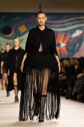 PFW - Christian Dior Runway A model walks the runway during the Christian Dior show during Paris Fashion Week Haute Couture Spring-Summer 2025 on January 27, 2025 in Paris, France. Photo by ABACAPRESS.COM Paris France  Copyright: xABACAx