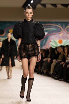 PFW - Christian Dior Runway A model walks the runway during the Christian Dior show during Paris Fashion Week Haute Couture Spring-Summer 2025 on January 27, 2025 in Paris, France. Photo by ABACAPRESS.COM Paris France  Copyright: xABACAx