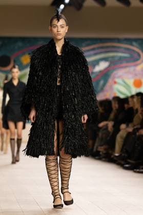 PFW - Christian Dior Runway A model walks the runway during the Christian Dior show during Paris Fashion Week Haute Couture Spring-Summer 2025 on January 27, 2025 in Paris, France. Photo by ABACAPRESS.COM Paris France  Copyright: xABACAx