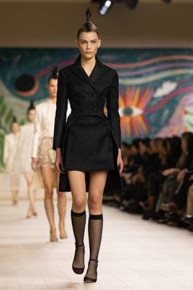 PFW - Christian Dior Runway A model walks the runway during the Christian Dior show during Paris Fashion Week Haute Couture Spring-Summer 2025 on January 27, 2025 in Paris, France. Photo by ABACAPRESS.COM Paris France  Copyright: xABACAx