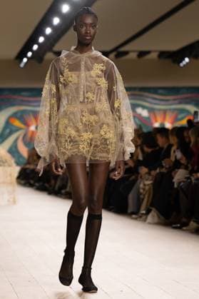 PFW - Christian Dior Runway A model walks the runway during the Christian Dior show during Paris Fashion Week Haute Couture Spring-Summer 2025 on January 27, 2025 in Paris, France. Photo by ABACAPRESS.COM Paris France  Copyright: xABACAx