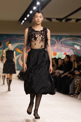 PFW - Christian Dior Runway A model walks the runway during the Christian Dior show during Paris Fashion Week Haute Couture Spring-Summer 2025 on January 27, 2025 in Paris, France. Photo by ABACAPRESS.COM Paris France  Copyright: xABACAx