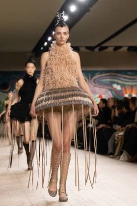 PFW - Christian Dior Runway A model walks the runway during the Christian Dior show during Paris Fashion Week Haute Couture Spring-Summer 2025 on January 27, 2025 in Paris, France. Photo by ABACAPRESS.COM Paris France  Copyright: xABACAx
