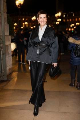 PFW - Gianbattista Arrivals Cristina Cordula arrives to Gianbattista Valli fashion show during the Haute Couture Fall Winter 2025 - 2026 Fashion Week on January 27, 2025 in Paris, France. Photo by Marco Piovanotto ABACAPRESS.COM Paris France  Copyright: xPiovanottoxMarco ABACAx