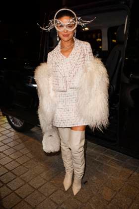 PFW - Gianbattista Arrivals Guest arrives to Gianbattista Valli fashion show during the Haute Couture Fall Winter 2025 - 2026 Fashion Week on January 27, 2025 in Paris, France. Photo by Marco Piovanotto ABACAPRESS.COM Paris France  Copyright: xPiovanottoxMarco ABACAx