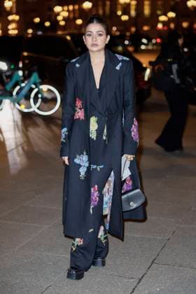 PFW - Gianbattista Arrivals Guest arrives to Gianbattista Valli fashion show during the Haute Couture Fall Winter 2025 - 2026 Fashion Week on January 27, 2025 in Paris, France. Photo by Marco Piovanotto ABACAPRESS.COM Paris France  Copyright: xPiovanottoxMarco ABACAx
