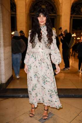 PFW - Gianbattista Arrivals Tuba Buyukustun arrives to Gianbattista Valli fashion show during the Haute Couture Fall Winter 2025 - 2026 Fashion Week on January 27, 2025 in Paris, France. Photo by Marco Piovanotto ABACAPRESS.COM Paris France  Copyright: xPiovanottoxMarco ABACAx