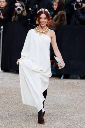 PFW - Schiaparelli Arrivals Paris, France - January 27: Gessica Kayane arrives to Schiaparelli fashion show during the Haute Couture Fall Winter 2025 - 2026 Fashion Week on January 27, 2025 in Paris, France. Photo by Marco Piovanotto Abacapress Paris France  Copyright: xPiovanottoxMarco ABACAx