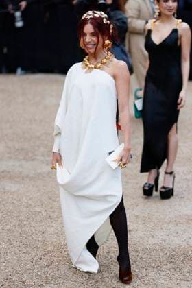 PFW - Schiaparelli Arrivals Paris, France - January 27: Gessica Kayane arrives to Schiaparelli fashion show during the Haute Couture Fall Winter 2025 - 2026 Fashion Week on January 27, 2025 in Paris, France. Photo by Marco Piovanotto Abacapress Paris France  Copyright: xPiovanottoxMarco ABACAx